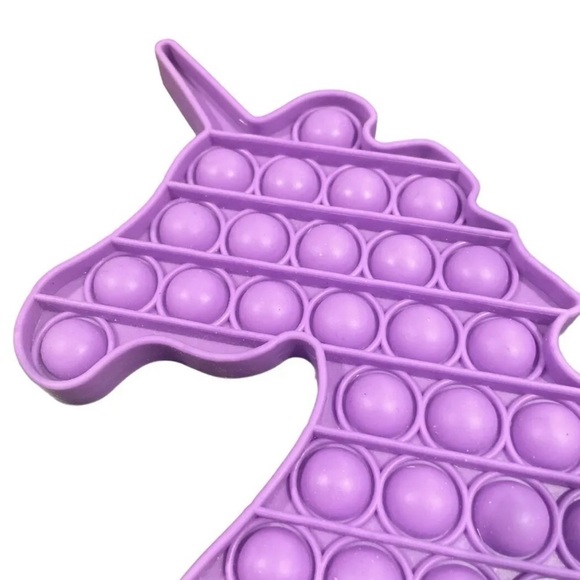Unicorn Purple Pop-it Unicorn Sensory Fidget Toy - Picture 2 of 2